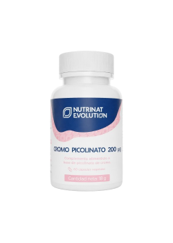 CROMO PICOLINATO 200 ΜG 60 CAPSULAS - NUTRINAT EVOLUTION - 8437010204180