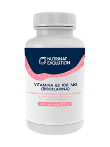 VITAMINA B2 100MG RIBOFLAVINA 60 COMPRIMIDOS - NUTRINAT EVOLUTION - 8437010204210
