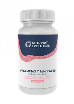 VITAMINAS Y MINERALES 30 COMPRIMIDOS - NUTRINAT EVOLUTION - 8437010204111