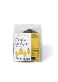 CIRUELA DE AGEN SIN HUESO 250GR BIO - OLEANDER - 8426684209515