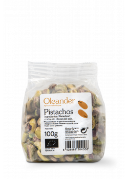 **PISTACHO PELADO CRUDO 100GR BIO - OLEANDER - 8426684204008