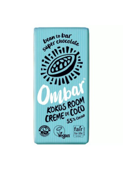 COCONUT CREAM 55% CACAO CHOCOLATE 70GR BIO - OMBAR - 5060102662105