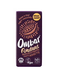 OMBAR FONDANT HAZELNUT TRUFFLE 70GR BIO - OMBAR - 5060102662259