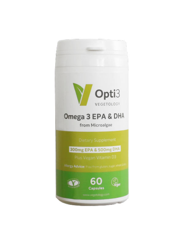 OMEGA 3 EPA & DHA 100% VEGANO - OPTI3 - 5060351380119