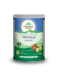 TRIPHALA EN POLVO 100G - ORGANIC INDIA - 801541508556