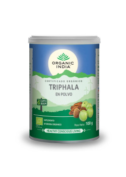 TRIPHALA EN POLVO 100G - ORGANIC INDIA - 801541508556