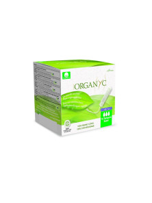 TAMPÓN CON APLICADOR COMPACTO SUPER 100% ALGODÓN ORGÁNICO ORGANYC 16 UDS - ORGANYC - 8016867007382