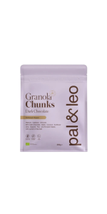 GRANOLA CHUNKS DARK CHOCOLATE 250GR BIO - PAL  - 8720892446510