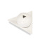 QUEMADOR PAPEL ARMENIA  INCIENSO DE CERÁMICA BLANCO TRIANGULAR CON TAPA 14 CM - PAPEL D ARMENIE PARIS