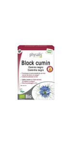COMINO NEGRO NIGELLA (BLACK CUMIN) VEGAN BIO 60 CAPSULAS - PHYSALIS - 5412360024728