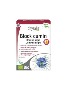 COMINO NEGRO NIGELLA (BLACK CUMIN) VEGAN BIO 60 CAPSULAS - PHYSALIS - 5412360024728