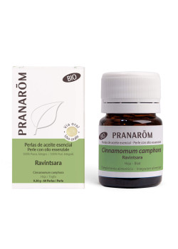 ACEITE ESENCIAL PERLAS RAVINTSARA 60 UNIDADES BIO - PRANAROM - 5420008556463