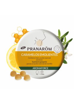 CARAMELOS EMOLIENTES MIEL Y LIMON 45GR - PRANAROM - 5420008527623