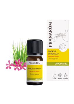 SINERGIA CITRONELA  DIFUSIÓN 10 ML BIO - PRANAROM - 5420008525391