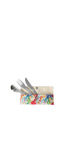 ARTY SET DE 3 CUBIERTOS DE ACERO INOXIDABLE - QWETCH - 3700735901975