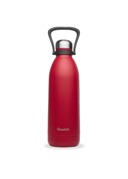 BOTELLA ISOTERMICA ACERO INOXIDABLE ROJO 1.5 LITRO - QWETCH - 3700735931583