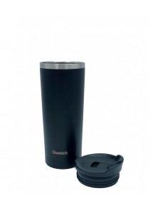 TRAVEL MUG ISOTERMICO ALL BLACK 470ML - QWETCH - 3700735960019