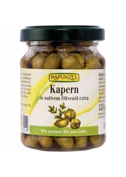 ALCAPARRAS ACEITE OLIVA 120GR BIO - RAPUNZEL - 4006040277514