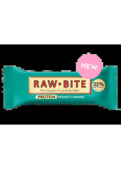 BARRITA PROTEICA CARAMELO CACAHUETE 45GR BIO - RAW BITE - 5712840020142