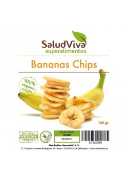 BANANAS CHIPS 125GR BIO - SALUD VIVA - 0012330000001