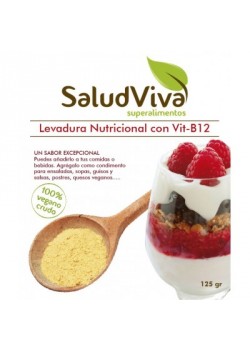 LEVADURA NUTRICIONAL CON B12 BIO 125GR - SALUD VIVA - 014050000002 