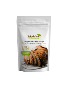 PAN PROTEICO DE TRIGO SARRACENO COCO Y LINO 500GR BIO - SALUD VIVA - 903670000007