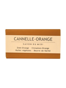 JABON CON MANTECA DE KARITE - CANELA Y NARANJA 100GR - SAVON DU MIDI - 4260123740368