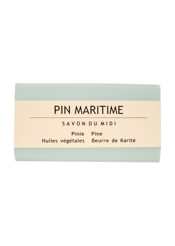 JABON CON MANTECA DE KARITE - PINO MARITIMO 100GR - SAVON DU MIDI - 4260123740429