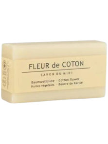 JABON CON MANTECA DE KARITE FLOR DE ALGODON 100GR - SAVON DU MIDI - 4260007645680