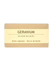 JABON DE MANTECA DE KARITE GERANIO 100GR BIO - SAVON DU MIDI - 4260123740511