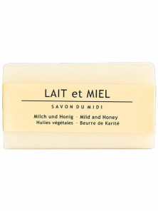 JABON MANTECA DE KARITE - LECHE MIEL 100GR - SAVON DU MIDI - 4260123740757