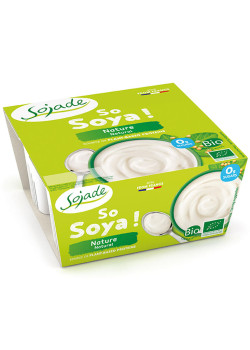 YOG DE SOJA NATURAL BIO  4 X 100 GR BIO - SOJADE - 3273227084512