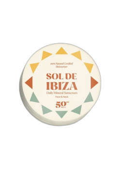CREMA SOLAR FACIAL SPF50 CARA Y CUELLO 35GR BIO - SOL DE IBIZA - 764451369757