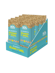 BARRITAS DE SESAMO Y MIEL SIN GLUTEN BIO 34GR BIO - SOL NATURAL - 8435037840435