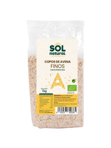 COPOS DE AVENA FINOS BIO 1KG BIO - SOL NATURAL - 8435037800385