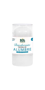 DESODORANTE PIEDRA DE ALUMBRE 120GR - SOL NATURAL - 8435037840992