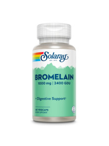 BROMELAINA 60 CAPSULAS - SOLARAY - 076280177077