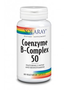 COENZIME B-COMPLEX 50 60 CAPSULAS VEGETALES - SOLARAY - 076280967265