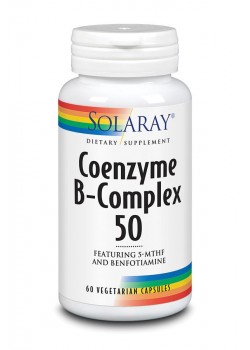 COENZIME B-COMPLEX 50 60 CAPSULAS VEGETALES - SOLARAY - 076280967265