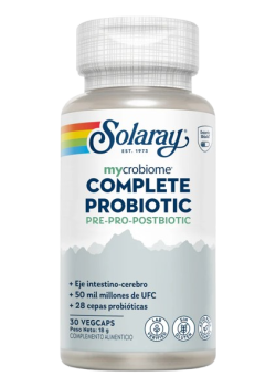 COMPLETE PROBIOTIC MOOD  30 VEG CAPS - SOLARAY - 076280561548