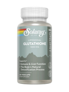 GLUTATHIONE LIPOSOMAL UNLIMIT 500 MG 60 VEGCAPS - SOLARAY