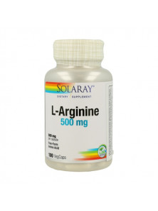 L-ARGININE 500MG 100 CAPSULAS - SOLARAY - 076280552850