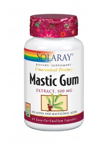 MASTIC GUM 500MG 45 CAPSULAS - SOLARAY - 076280036886