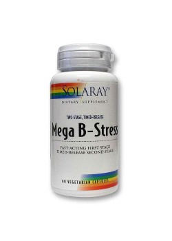 MEGA B-STRESS 60 CAPSULAS - SOLARAY - 076280042405