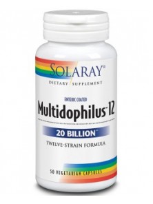 MULTIDOPHILUS 12 - 20 BILLION 50 CAPSULAS - SOLARAY - 076280493016