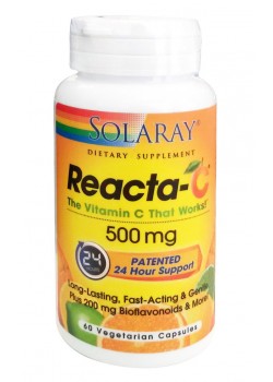 REACTA-C 500MG 60 CAPSULAS - SOLARAY - 076280743326