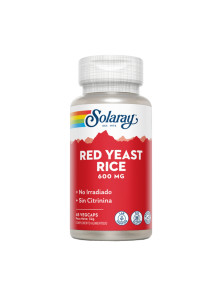 RED YEAST RICE 45 CÁPSULAS VEGETALES - SOLARAY - 076280106817