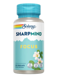 SHARPMIND FOCUS  30 VEGCAPS - SOLARAY - 076280499674