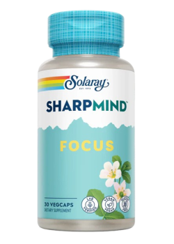 SHARPMIND FOCUS  30 VEGCAPS - SOLARAY - 076280499674