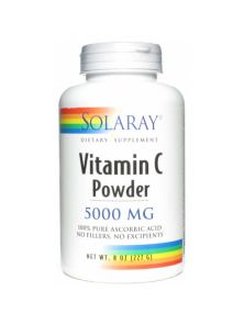 VITAMINA C NO ACIDA POLVO 500MG 227GR - SOLARAY - 076280609431